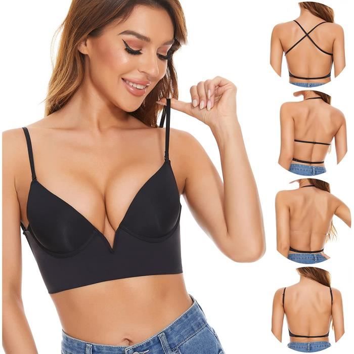 soutien gorge grande taille dos nu