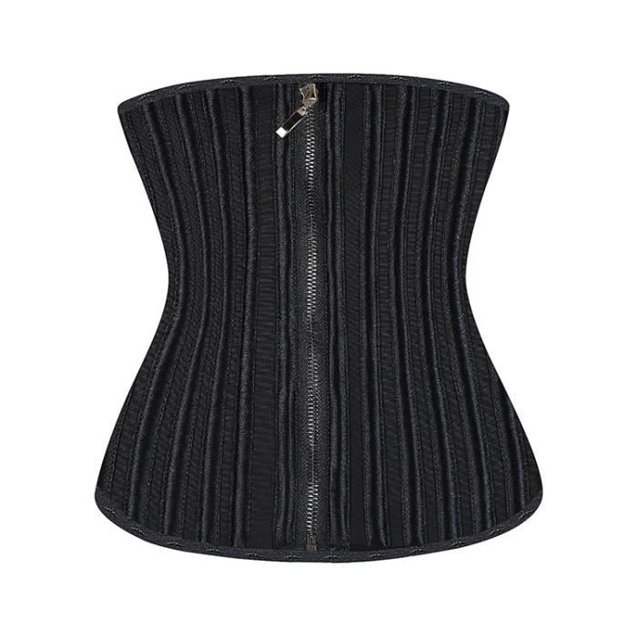 Gaine Ventre Plat Sport BUSTIER - CORSET Femme Ceintures De Sudation Zippé, Serre Taille Corset Sculptant Réglable Gaine Sport Femme