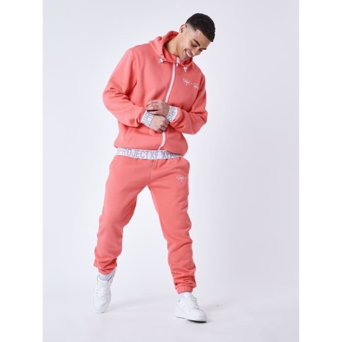 Jogging homme rose deals