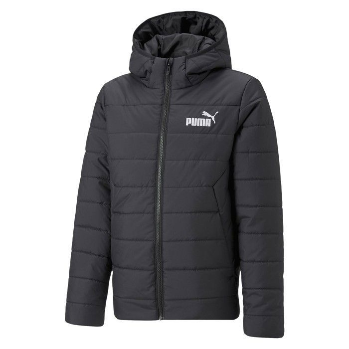 Doudoune a capuche enfant Puma Ess noir 3 4 ans