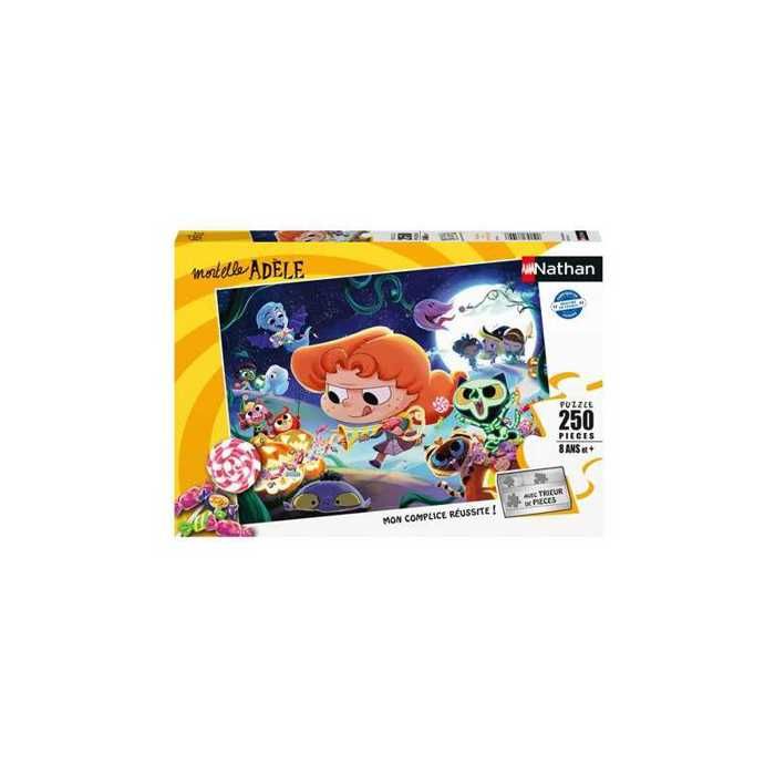 Puzzle - NATHAN - Halloween avec Mortelle Adèle - 250 pièces - 49 x 36 cm - Dès 6 ans Puzzle - NATHAN - Halloween avec Mortelle Adèle - 250 pièces - 49 x 36 cm - Dès 6 ans