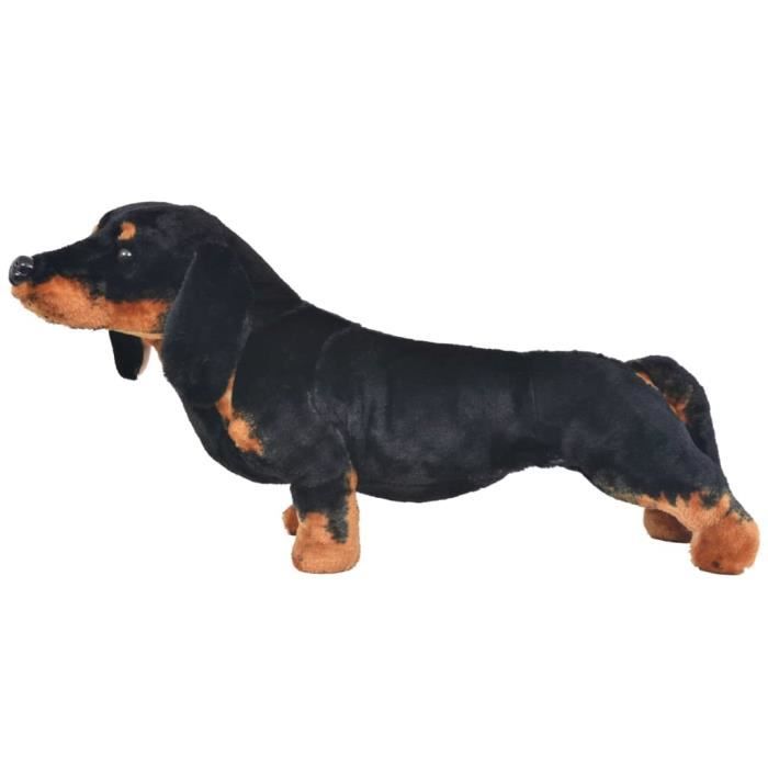 Jouet en peluche Chien de race Dachshund Noir XXL - Omabeta - J2622 - Cdiscount Jeux - Jouets
