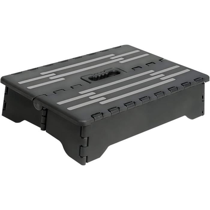 Marchepied Pliant QWORK 38x22x13 Cm - Portable, Antidérapant, Charge 150 Kg, Pour Salle De Bain, Cuisine, SUV - 3