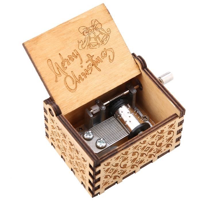Boîte À Musique En Bois Pour Fille, Fils, Épouse, Papa, Amis, Maman