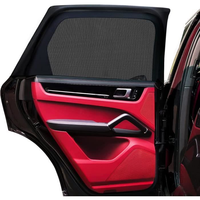 Pare-soleil Voiture Bébé – 2 Pièces 44x36 Cm – Protection UV 98 %, Ventouses – Pour Vitres Arrière