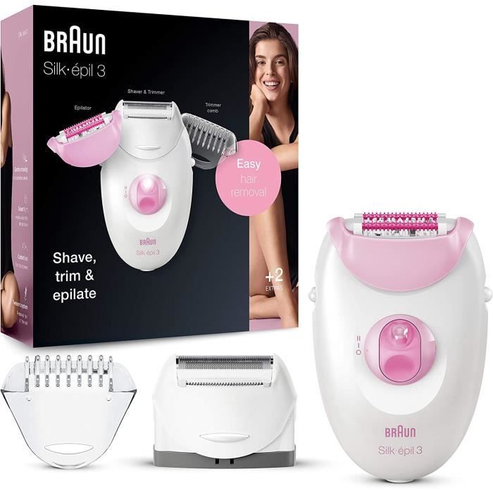 Braun Epilateur SilkEpil 3, , 60904824 Cdiscount Electroménager