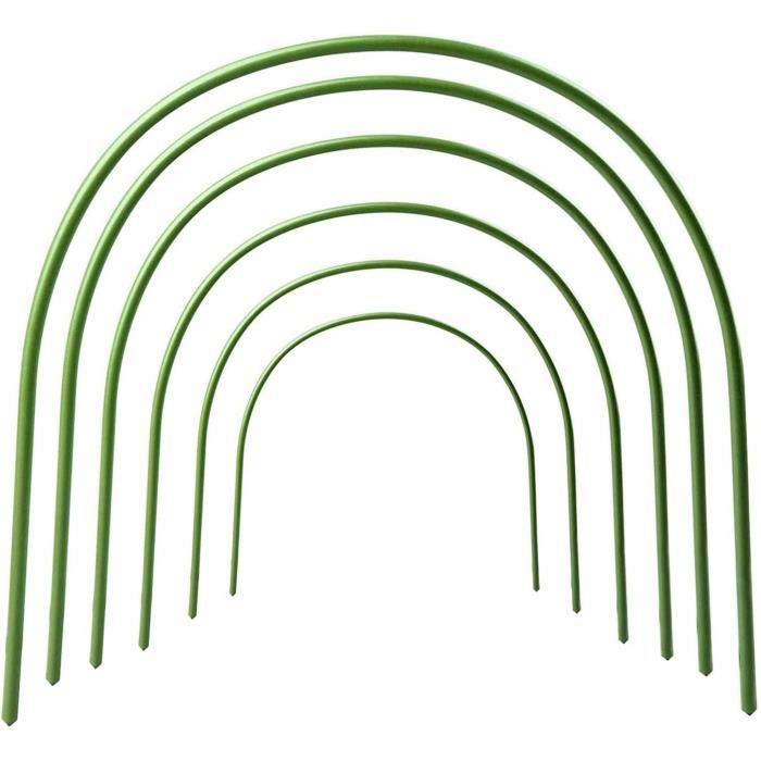 Arceaux Serre Tunnel Jiahuade - 36 Tiges Fibre Verre | Kit Jardin Potager Filet