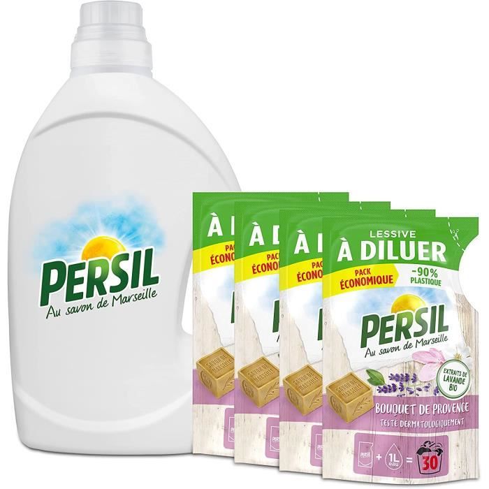 Persil Kit Lessive à diluer Bouquet de Provence x120 Lavages (4 Packs ...