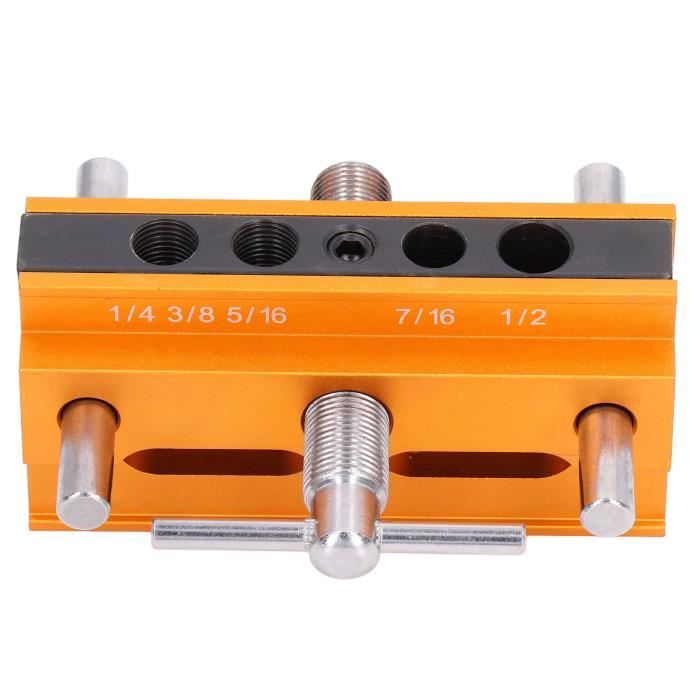 TMISHION Drilling Guide Bushings Set, Self Centering Dowelling Jig
