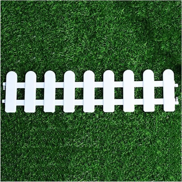 Lot De 80 Clôtures De Ferme Miniatures En Plastique - 8x3,5 Cm - Jouet éducatif Ferme - Cadeau Enfant - Décoration Micro-paysage