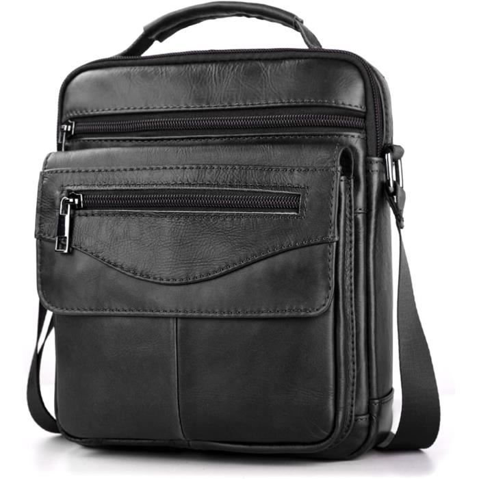 Cdiscount sacoche homme cuir sales
