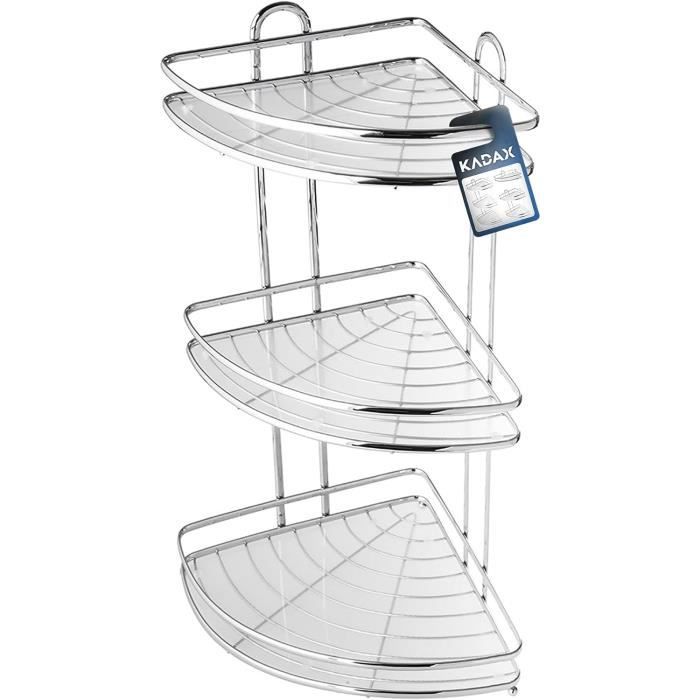 Étagère Murale De Salle De Bain En Acier Inoxydable, Style Simple Etagere De Douche Pour Maison Chrome 97012615