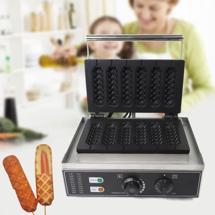 Gaufrier électrique Arterameferro – 4 Places – Moule à Pizzelles Et Gaufres Fines – Nettoyage Facile