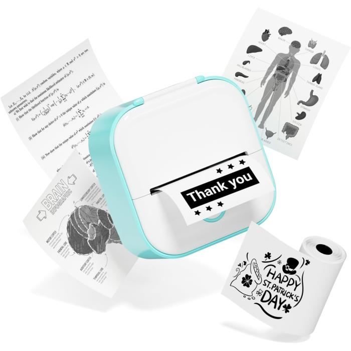 PeriPage Mini Wireless BT Imprimante thermique Photo Étiquette de photo