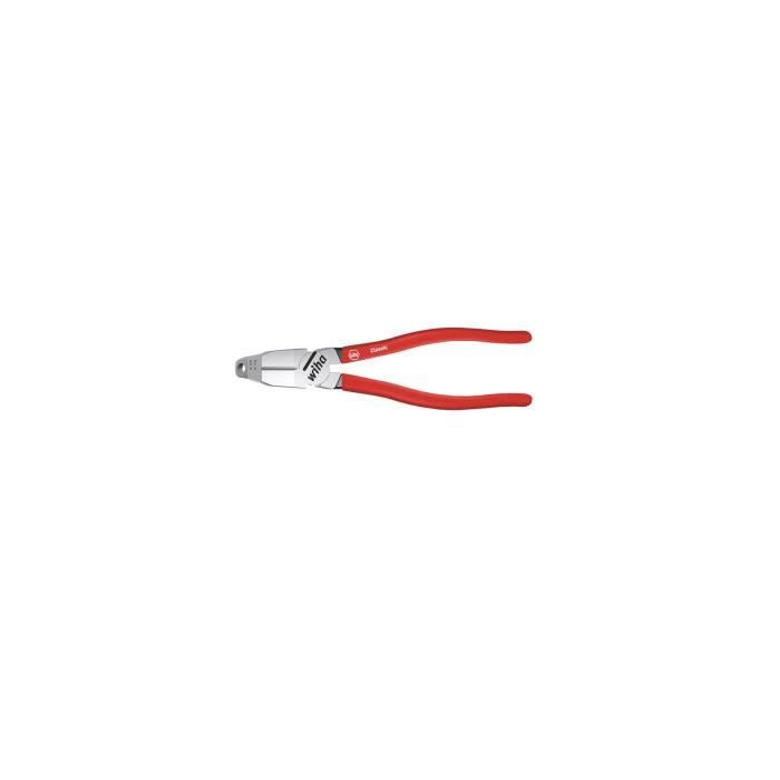 Pince coupante diagonale - WIHA - Z 14101 - Acier - Poignée rouge - 17 cm
