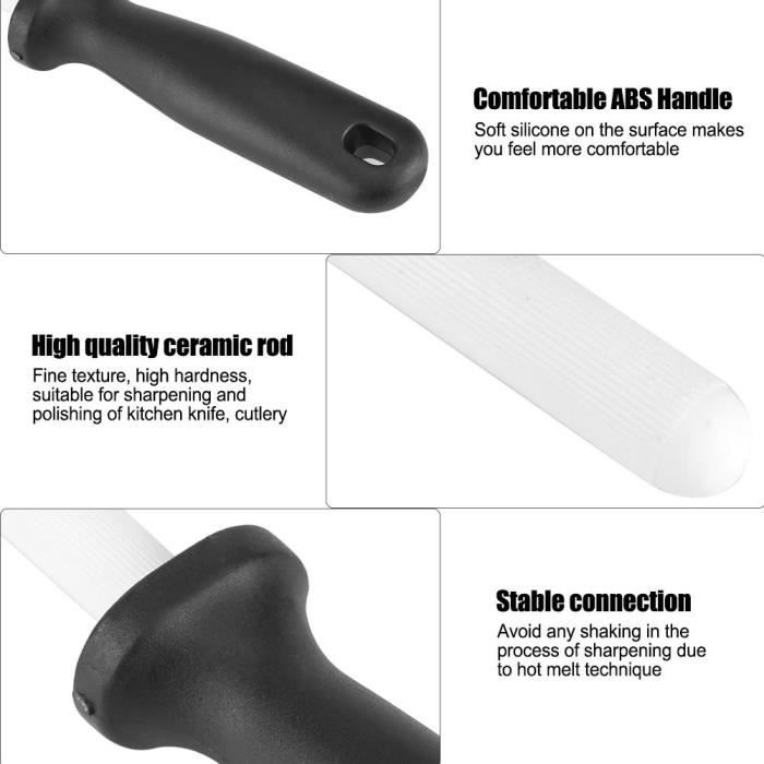 Aiguiseur De Couteaux Diamant Portable Style Stylo - Pour Lames Dentelées, Ciseaux, Couteaux De Cuisine