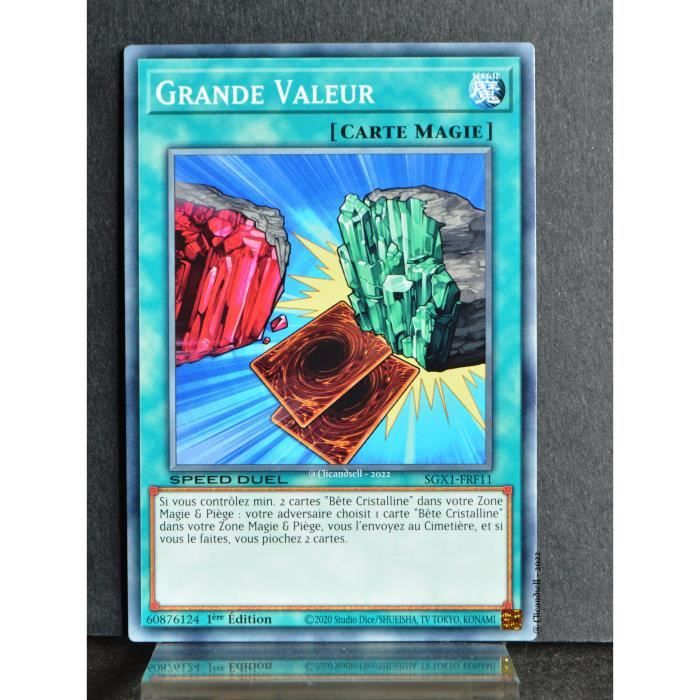 Carte YUGIOH SGX1FRF11 Grande Valeur NEUF FR Cdiscount Jeux Jouets