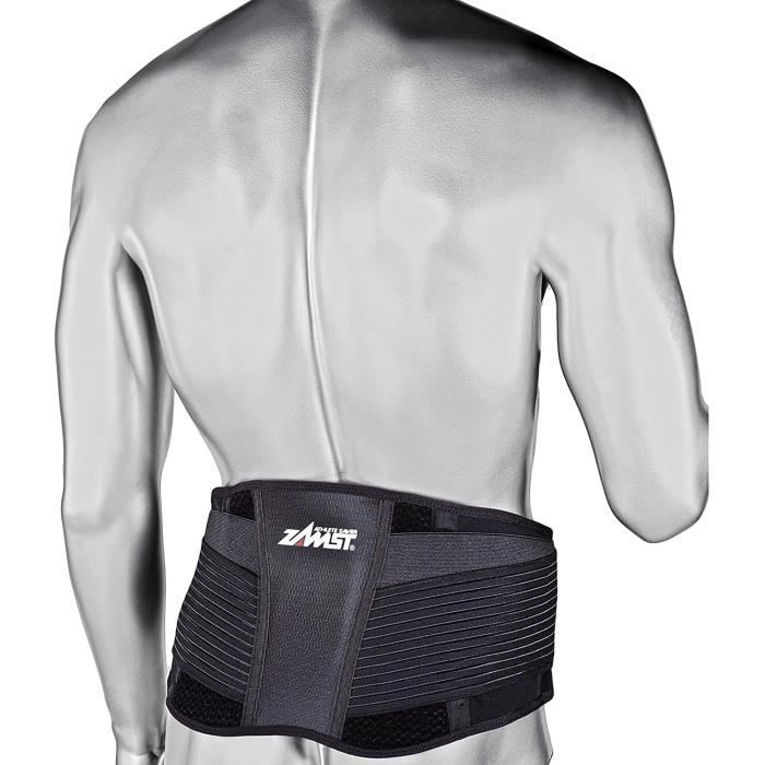 Zamst ZW7 Ceinture lombaire stabilisation forte Noir XL ZA02553