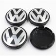 4 PCS 56mm Centre De Roue Moyeu Caps Couvre Roue Jante Logo Badge Emblème pour VW Auto-1