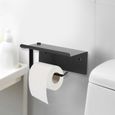 Porte essuie-Tout, dérouleur pour Rouleau, Support Papier Toilettes de Rangement Mural  -RUR-1