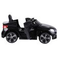 BMW X6 GT Voiture Electrique pour Enfant (2 x 25W) Noir, 106 x 64 x 51 cm - Marche avant et arrière, Phares fonctionnels, Musique,-1