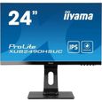 Ecran PC - IIYAMA - ProLite 23,8" - 23,8" FHD - Dalle IPS - 4 ms - 60 Hz - HDMI / DisplayPort / VGA-1