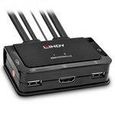 Lindy Switch KVM HDMI / USB 2.0 / Audio (2 ports) - Switch KVM 2 ports HDMI / USB 2.0 / 2 x Jack 3.5 mm ( Catégorie : KVM )-1