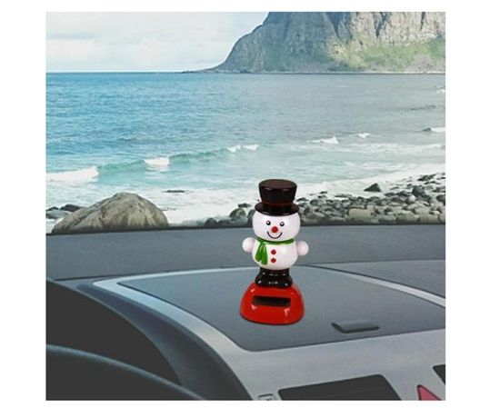 Bonhomme de Neige Dansant Solaire, Figurine Solaire Voiture Qui Bouge, Jouet Danse, JEUX - JOUETS / IMAGINATION / JOUET A BASCULE - Jeux - Jouets
