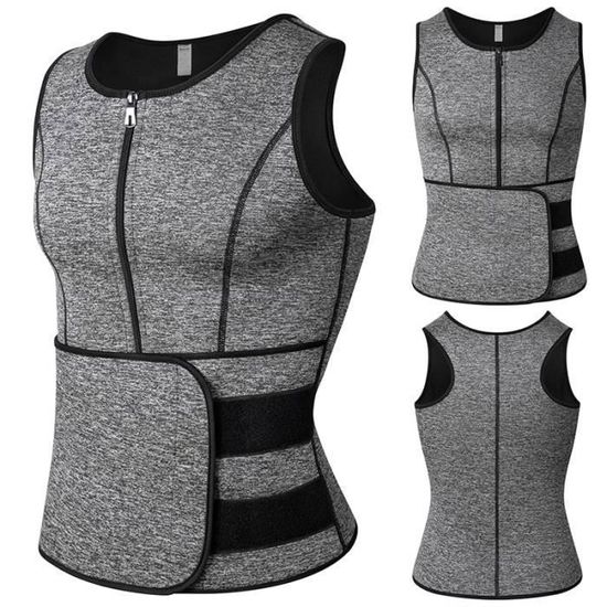 Gilet De Sudation Amincissant Gotrays Pour Homme - Ceinture Sauna Et Gilet De Sport