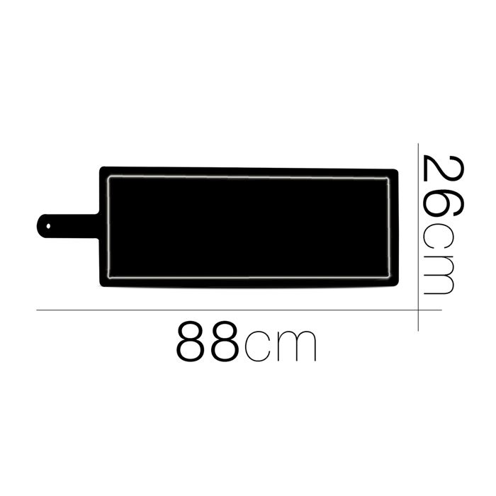 Plateau à thé rectangulaire en bois de bambou, pla... - Grandado