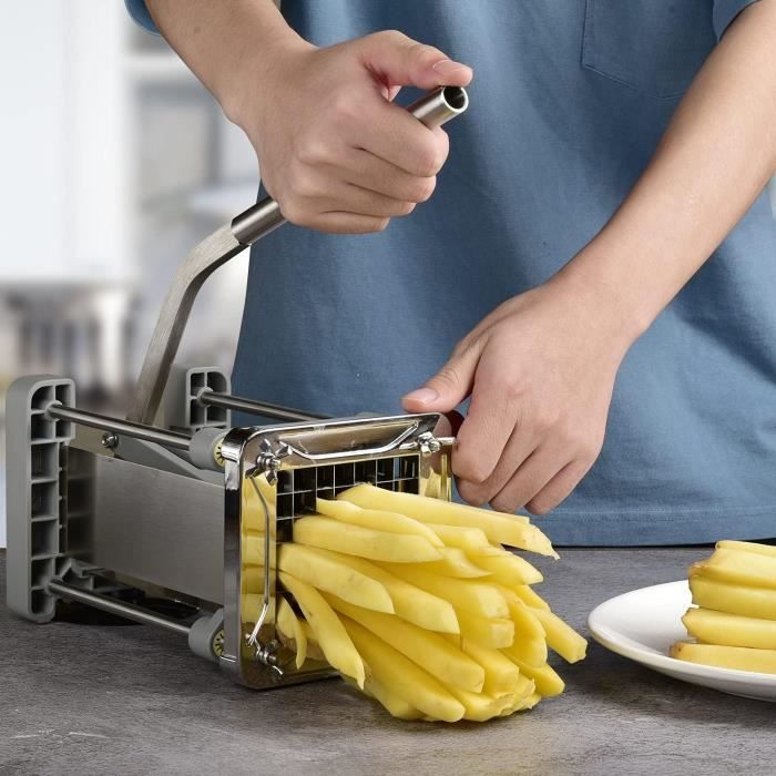 Coupe-frites Professionnel ICO - 2 Lames 12mm Et 9mm, Inox, Neuf En Boîte