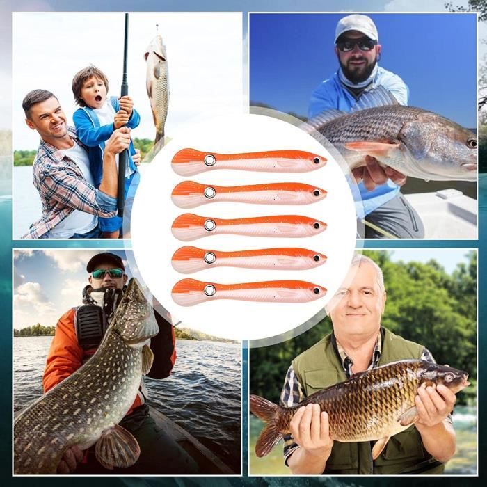 Articles de pêche,Kit d'appâts d'eau Douce avec boîte de pêche - Bait  Tackle Kit pour Bar Truite Saumon, leurres de pêche pour (L) - Cdiscount  Sport