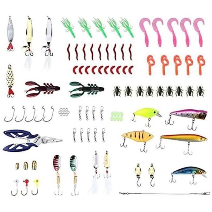 Kit 101 Leurres De Pêche Afishup - Pour Carnassiers Eau Douce/mer