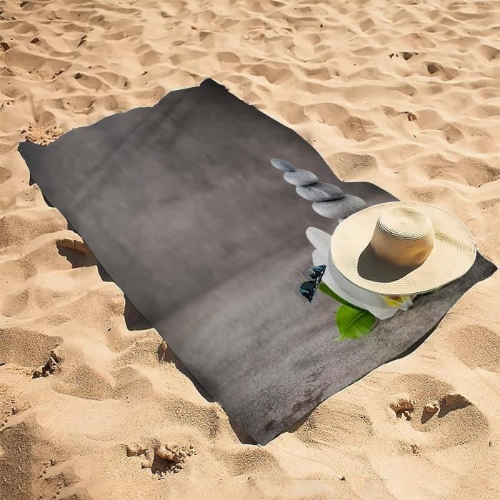 Serviette De Plage Microfibre Grande Leger Serviette De Bain