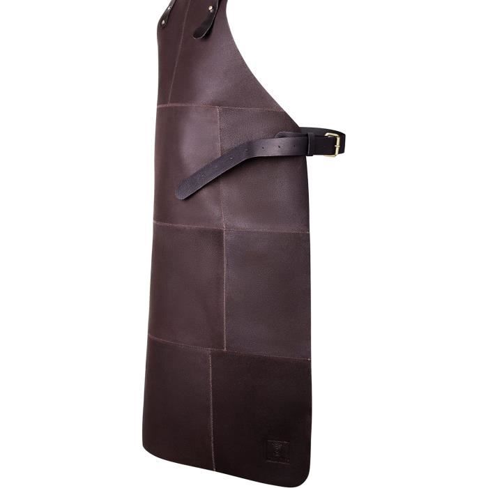 Tablier De Barbecue En Cuir De Qualité Supérieure Brasil Braun[W6182