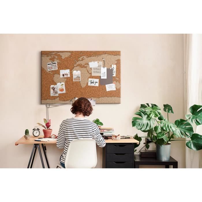 Tableau Liège Autocollant 40x120cm - Pour Photos Et Notes - Bureau Et Maison