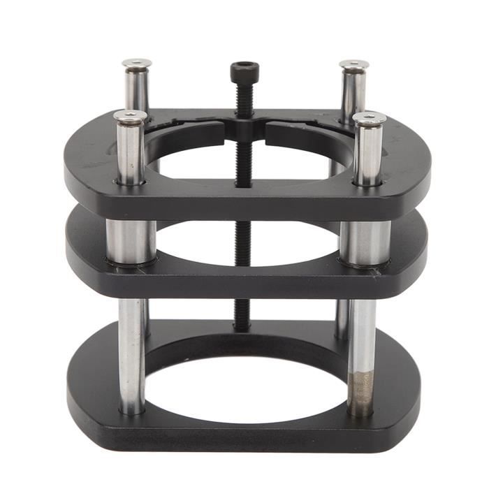 Table élévatrice Routeur Base Levage 4 Mâchoires | Pour Machine 64-66mm | Réglage Hauteur Jusqu'à 51mm