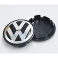 4 PCS 56mm Centre De Roue Moyeu Caps Couvre Roue Jante Logo Badge Emblème pour VW Auto-2