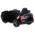 BMW X6 GT Voiture Electrique pour Enfant (2 x 25W) Noir, 106 x 64 x 51 cm - Marche avant et arrière, Phares fonctionnels, Musique,-2