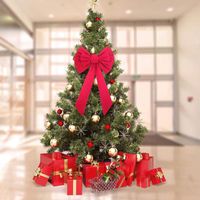 Lot de 12 rubans pour sapin de Noël, nœuds cadeaux en ruban de Noël