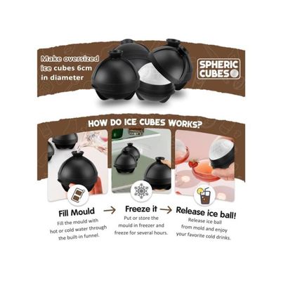 GRUISE Star Wars Lot de 2 moules à glaçons ronds en silicone pour whisky, bourbon, cocktails, chocolat (2 paquets sac étoilé