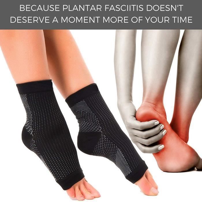 Chaussettes De Compression CFA Pour Athlètes - Soutien Cheville & Voûte Plantaire, Fabriquées Dans L'UE