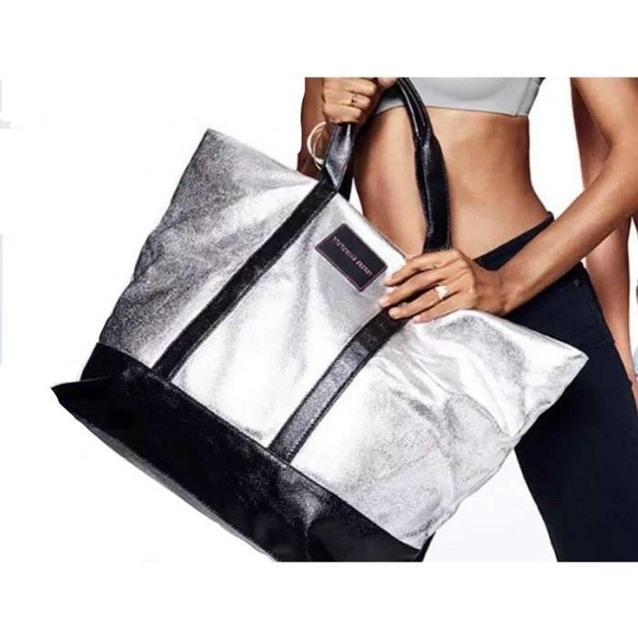 Sac De Voyage KZ602 argent Victoria secret Sac fourre tout Silber