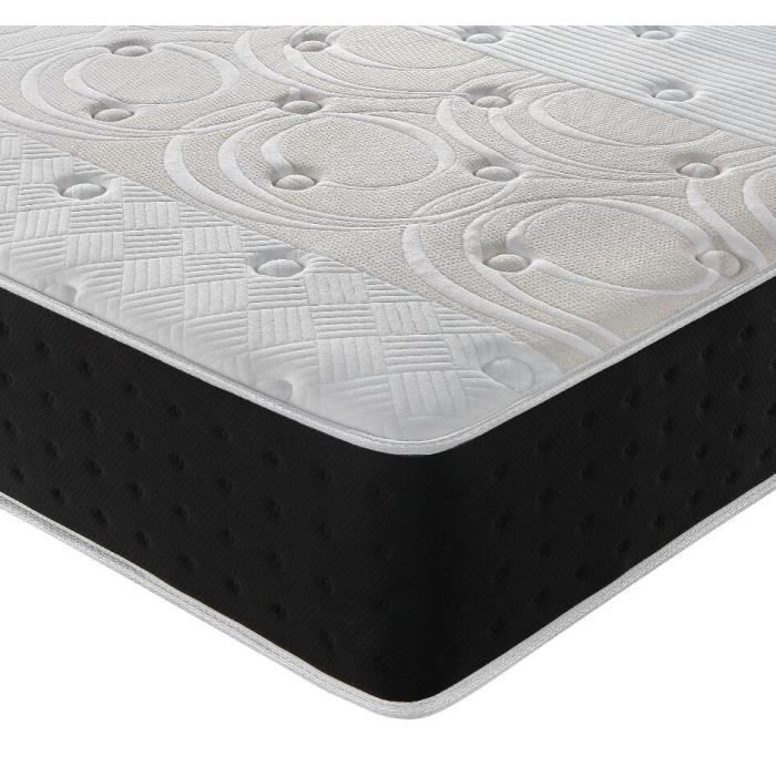 Moisury Matelas Memoire De Forme - Fermeté Élevée - Hauteur: 30 Cm - 150 X 190 Cm - Super Adaptable - Optimal Pour Les Douleurs De Dos
