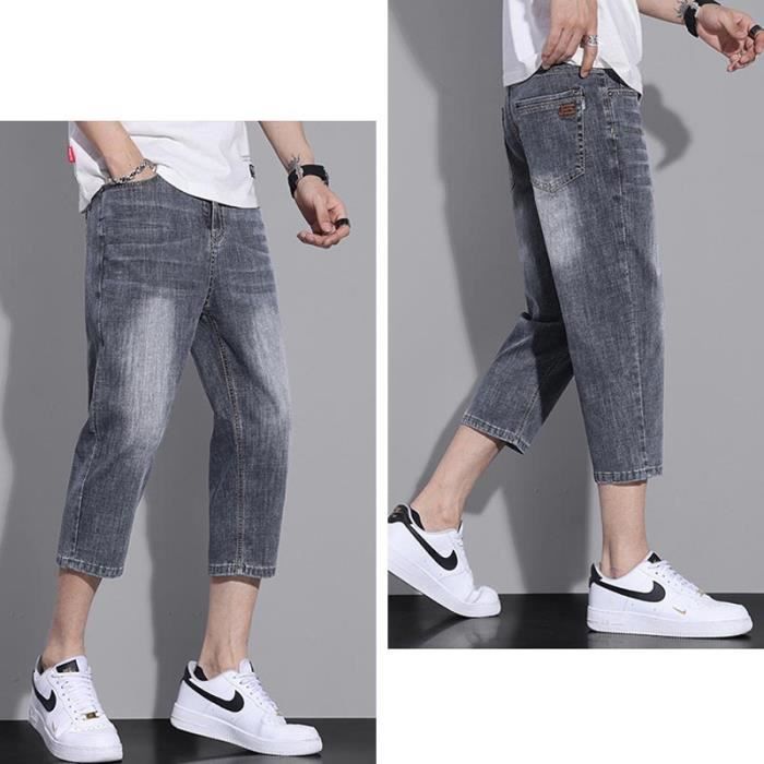 Jeans court homme new arrivals