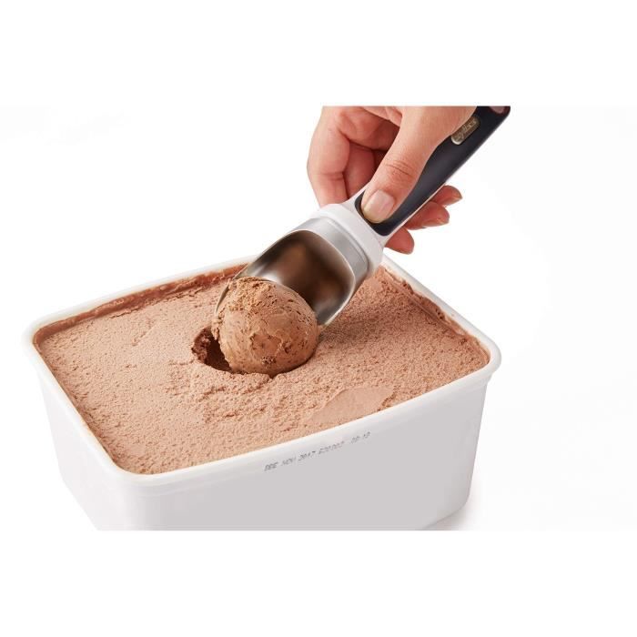 Cuillère à Glace Zyliss Professionnelle - Acier Inoxydable, Poignée Confort, Passe Lave-Vaisselle, Garantie 5 Ans