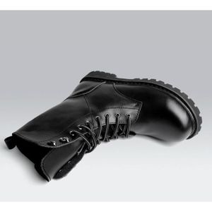 bottine à lacet noir homme