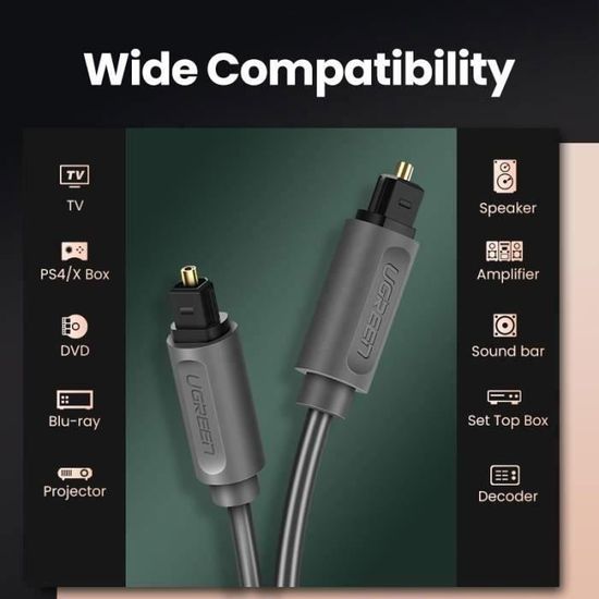 SAL Cble Extension 1m Nylon - Transmission Sonore HIFI Haute Fidélité 7611346178693