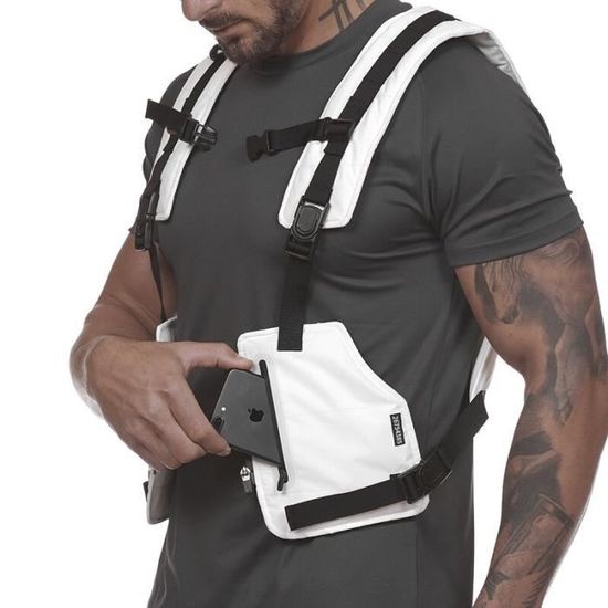 Sac banane Gilet tactique pour hommes Streetwear Hip Hop Style