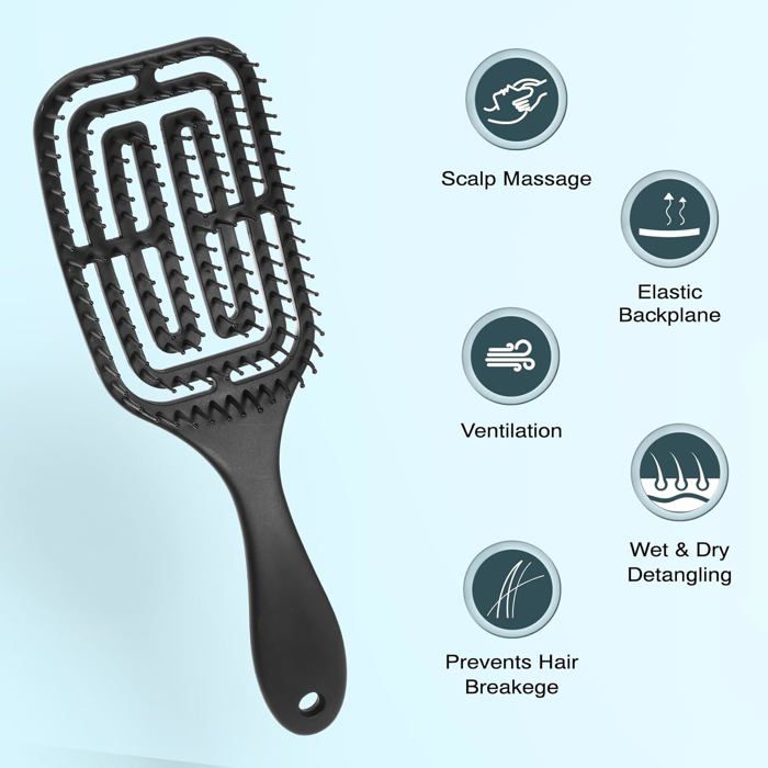 Brosse Démêlante Magique Antistatique - Neuf, Sans Marque, Pour Tous Types De Cheveux